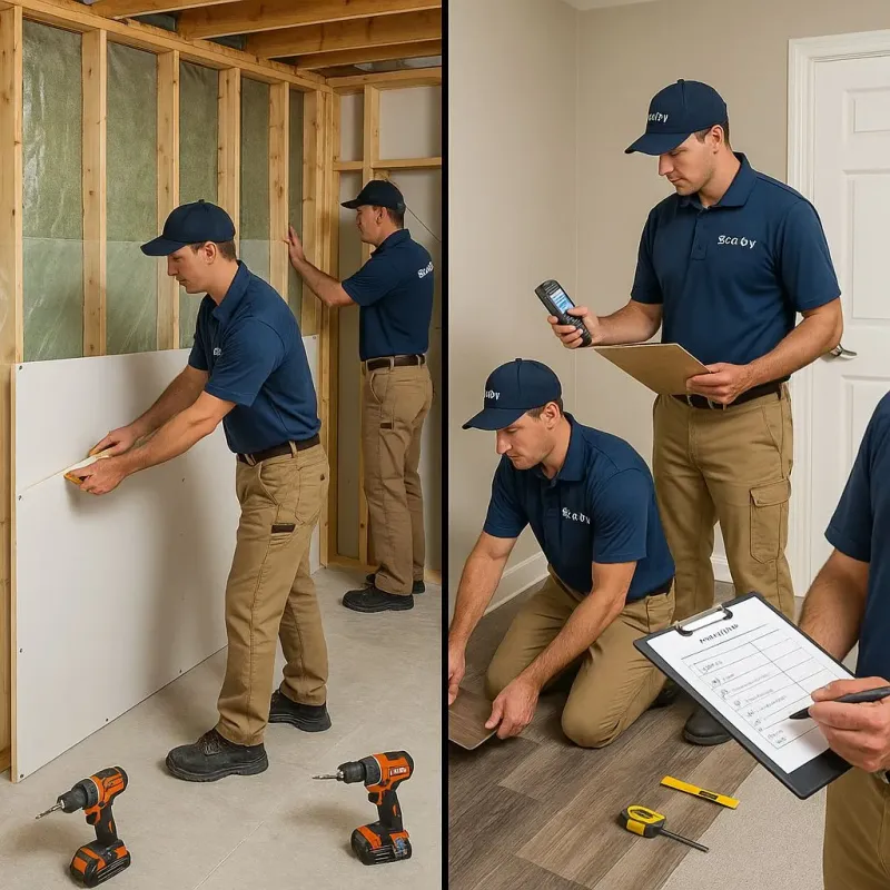 Repairs and Reconstruction process in Normandy, MO